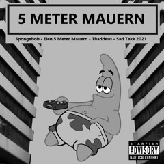 5 Meter Mauern TEKK mit Traurigen Spongebob