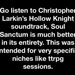 Soul Sanctum: Soul Master Only. Hollow Knight