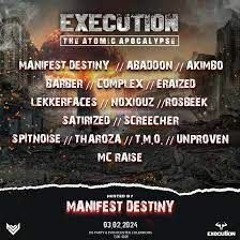 Warm-up mix Uptempo Execution Manifest Destiny Event