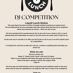Liquid Lunch Comp