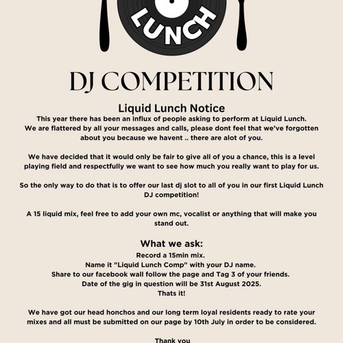 Liquid Lunch Comp