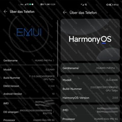 Huawei P40 Pro ELS-NX9 HarmonyOS update done