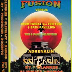 Clarkee @ Fusion Versus Adrenalin - Bath Pavillion (02/02/1996)