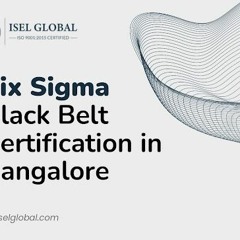 Six Sigma Black Belt Certification in Bangalore