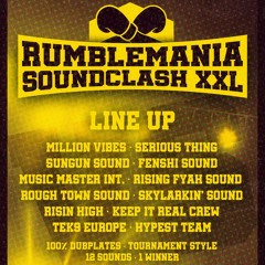 Rumblemania Soundclash XXL 2024 presented by Reggae 2 Rumble, Soundvalley Movement & U-Club