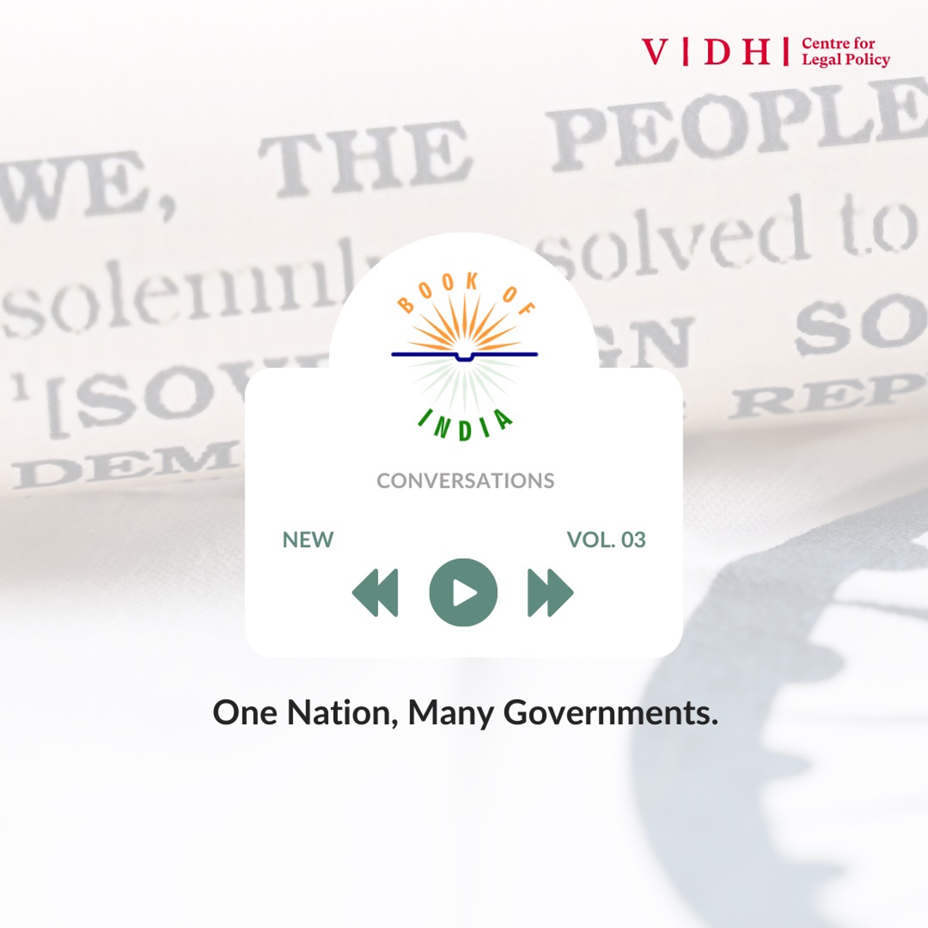Vidhi Centre for Legal Policy\'s Podcast