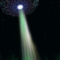 UFO over Highway i-10