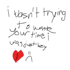 i wasn't trying to waste your time i was just lazy.