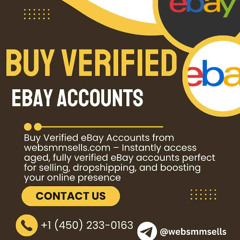 Buy eBay account with PayPal linked