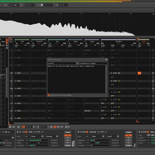 Stream Line Out, music competition winner at Outline Demo Party 2022 by
