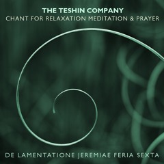 Chant for Relaxation Meditation and Prayer #1: De Lamentatione Jeremiae Feria Sexta