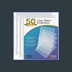 #^DOWNLOAD 📖 KTRIO Sheet Protectors 8.5 x 11 inch Clear Page Protectors for 3 Ring Binder, Plastic