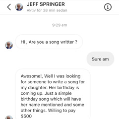 Birthday Scam Song (voice memo)