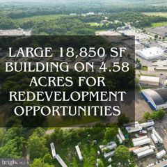 Large 18,850 SF Building on 4.58 Acres for Redevelopment Opportunities