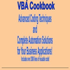 VIEW [EBOOK EPUB KINDLE PDF] The Complete MS Access VBA Cookbook by  Mike Hamilton 📃