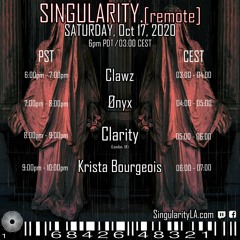 Singularity.[remote] - Krista Bourgeois (17 October 2020, Livestream)