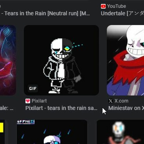 Undertale: Tears In The Rain (Neutral Fight) [MegaloBattles v2]