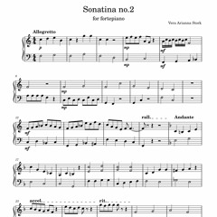 Sonatina no.2 (for Piano)