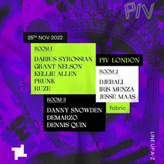 DARIUS SYROSSIAN - PIV at FABRIC LONDON ( Recorded Live ) Nov 2022