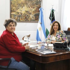 Liliana Martín-La gobernadora Arabela Carreras se reunió con la intendenta de Allen