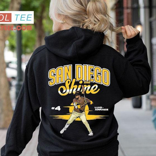Luis Arraez San Diego And Shine Baseball Cartoon Shirt