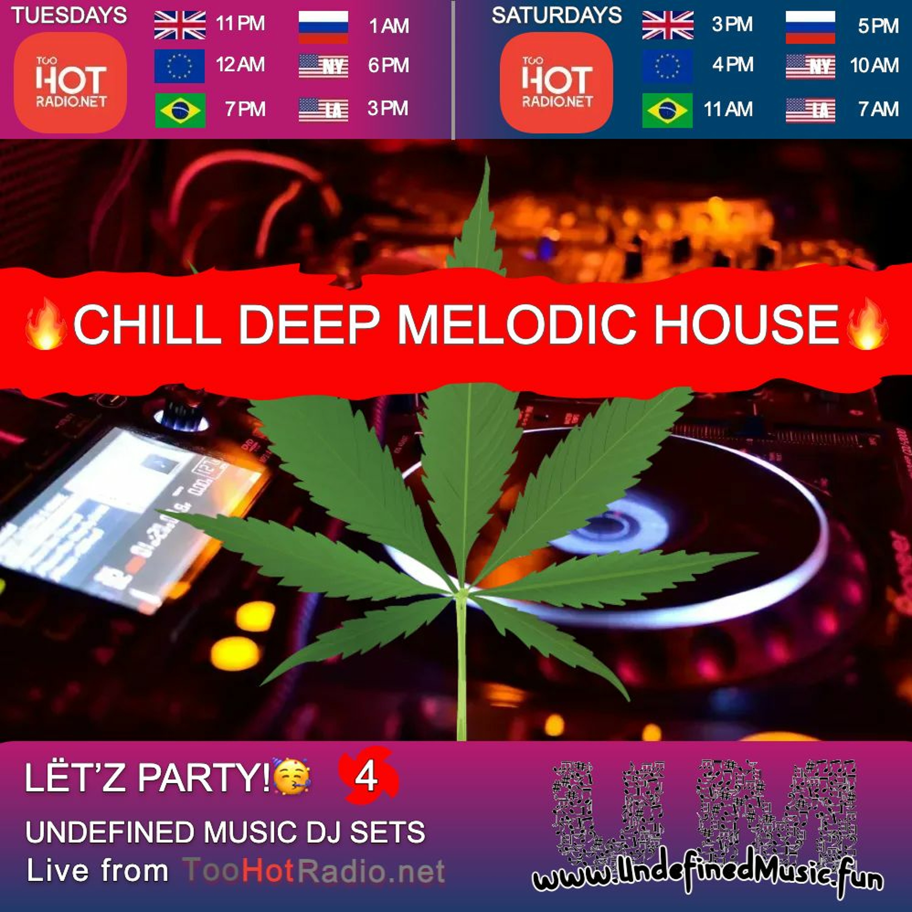 Best chill, deep and melodic house DJ mix: October 2021 @TooHotRadio episode artwork