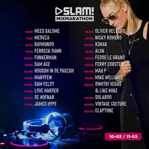 Sam Ace - SLAM! MixMarathon 10 Maart 2023