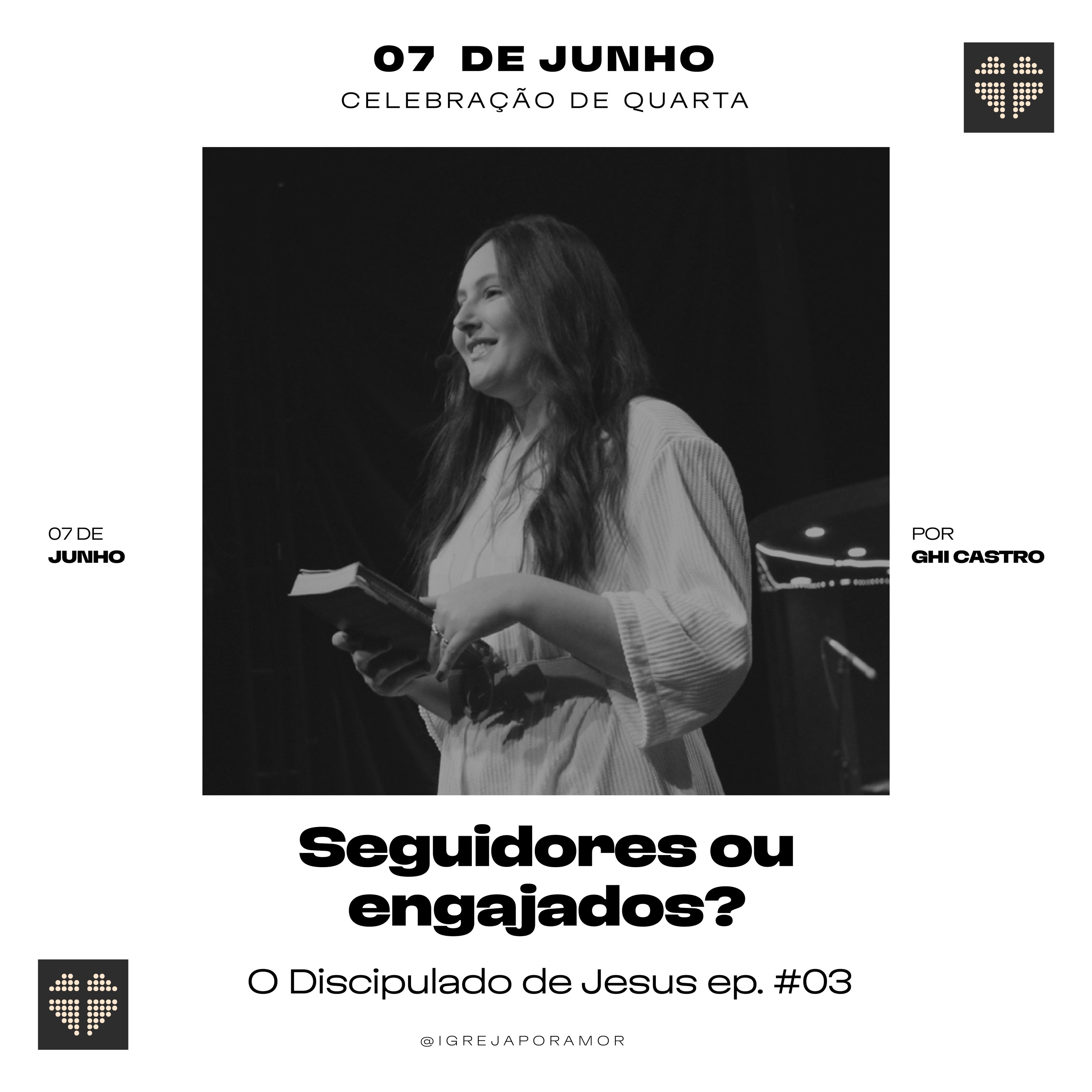 Discipulado (#03) - Seguidores ou engajados? | Ghi Castro | 07 de Maio de 2023 episode artwork