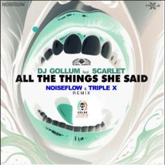 DJ Gollum Feat. Scarlet - All The Things She Said (Noiseflow & Triple X Remix)( XELAS EDIT)