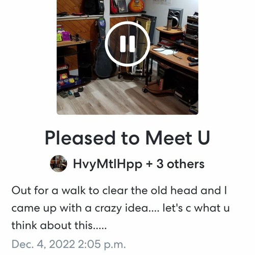 Pleased to Meet U (w/ single vocal track)