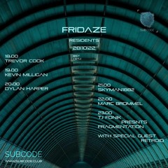 Fonik - Fragmentation on Subcode.club - Oct 28 2022 - Special Guest Retroid