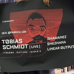 Tobias Schmidt - Live@Z - Dimension 10.05.2024