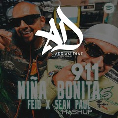 Feid Ft Sech, Sean Paul - Niña bonita x 911 ( Adrian Diaz Mashup )