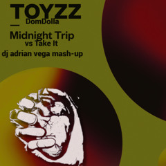 dom dolla vs toyz - midnight trip vs take it (dj adrian vega mash-up) (filtered for copyright)