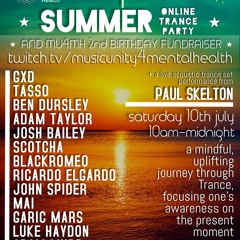 Adam Taylor - Music Unity For Mental Health Trance Livestream 10.07.21