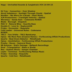 Hago - Unrivalled Sounds @ Jungletrain #34 16-09-23