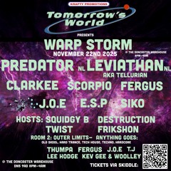Thumpa - Tomorrows World 22nd November Doncaster Warehouse Promo Mix (Classic Ibiza Trance)
