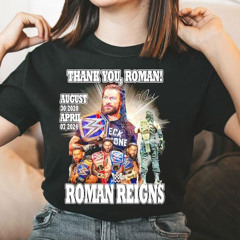 Roman Reigns Thank You 2020-2024 Signature T-Shirt