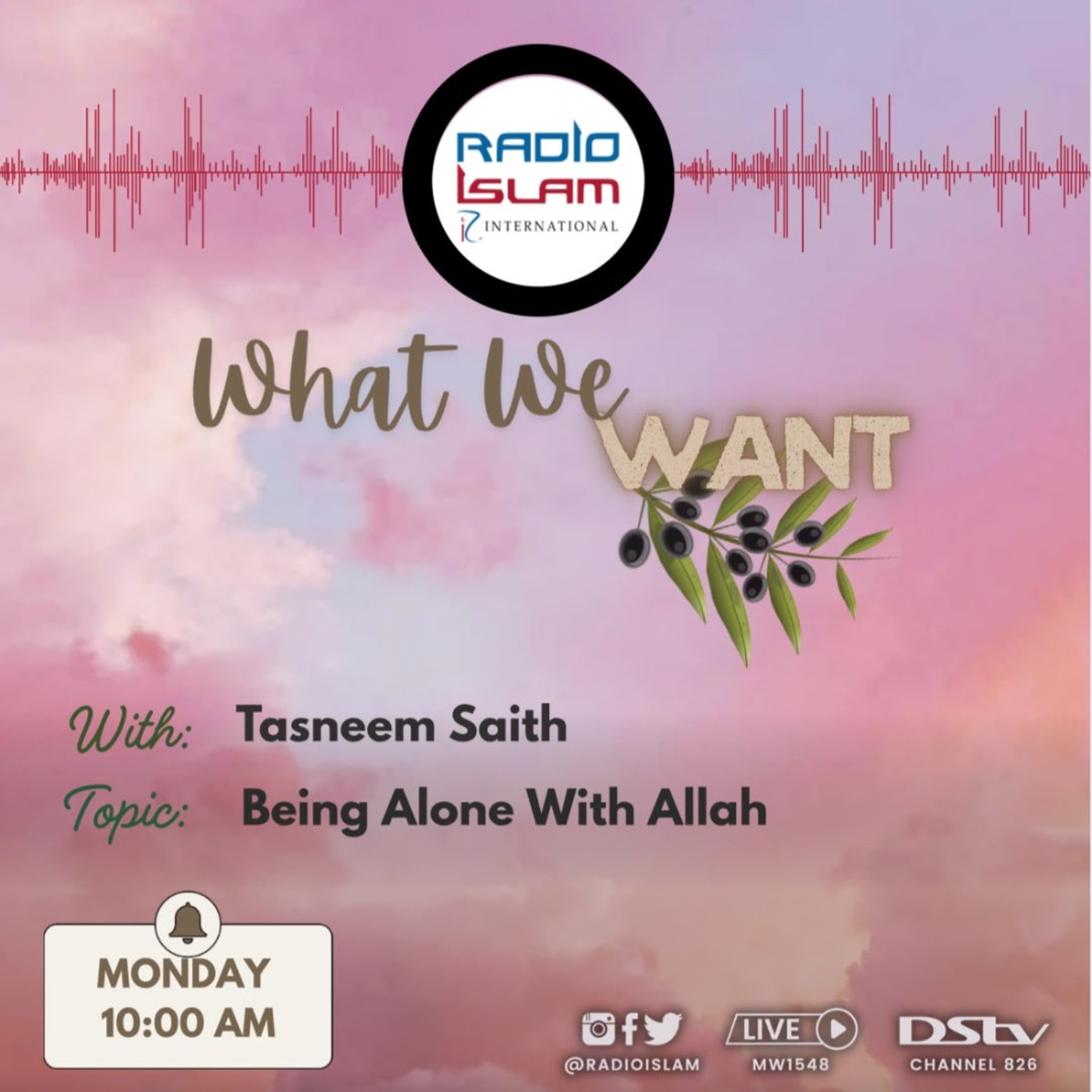 What We Want - Being Alone With Allah