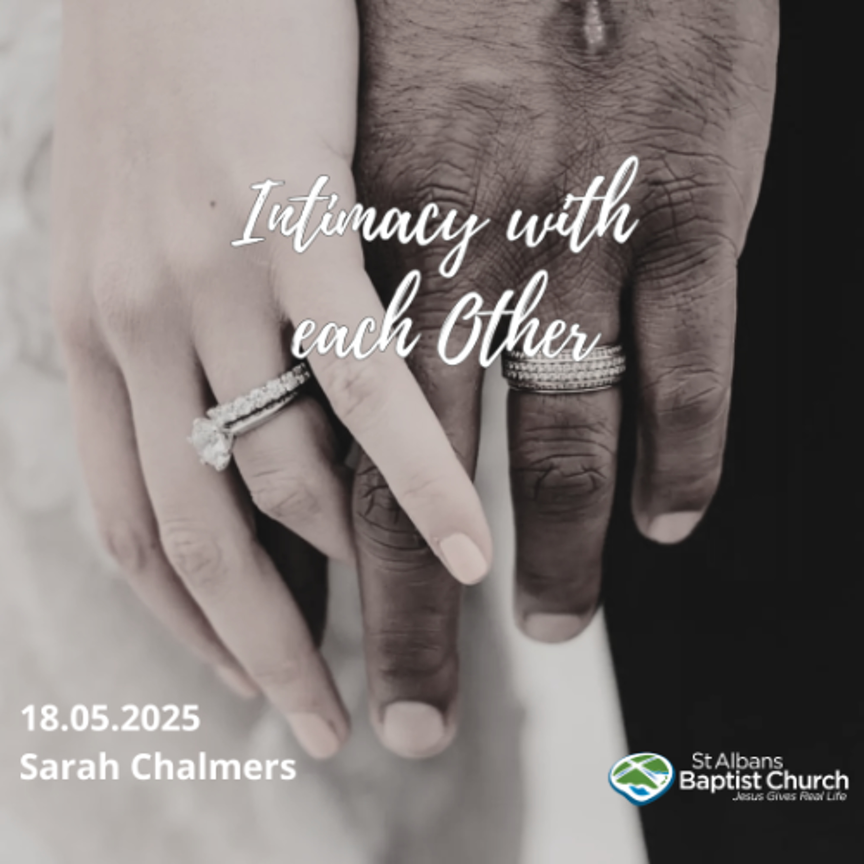 18.05.2025 - Sarah Chalmers  - Intimacy with each Other episode artwork