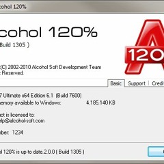 Alcohol 120 1.9.7.6221 Serial Key