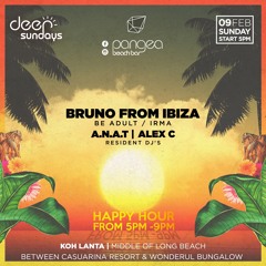 BRUNO FROM IBIZA - Sunset @ PANGEA 09 - 02 - 20