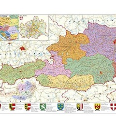 Österreich politisch - PLZ- und Organisationskarte - Wandkarte - Poster  FULL PDF