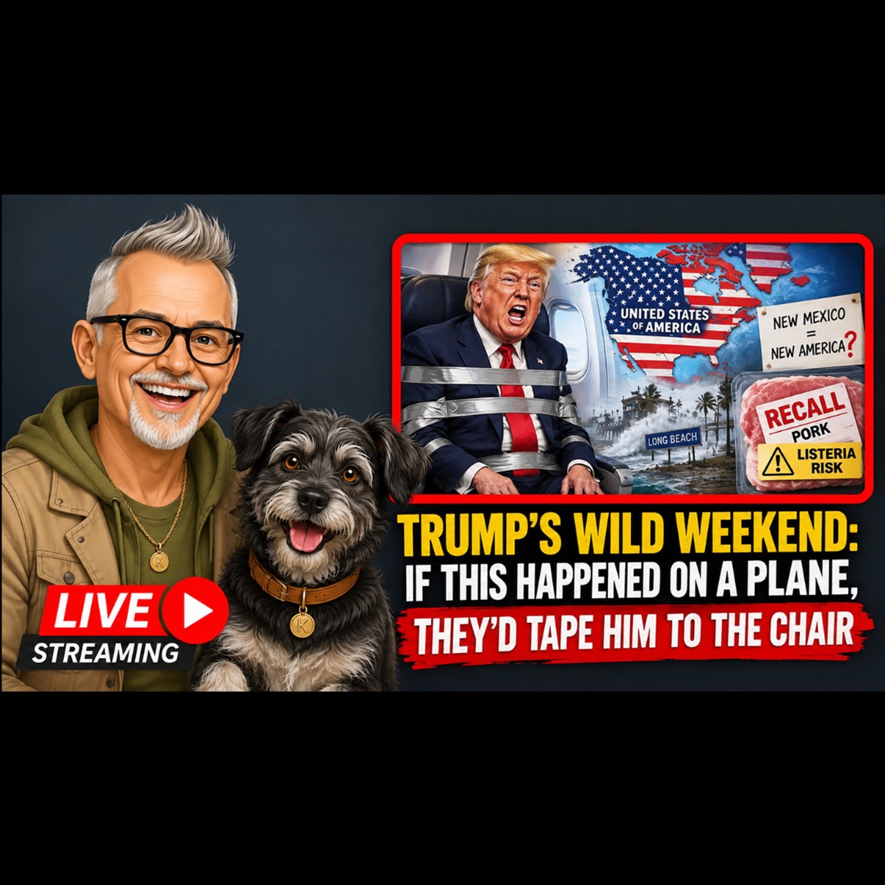 Trump’s Wild Weekend: If This Happened on a Plane, They’d Tape Him to the Chair