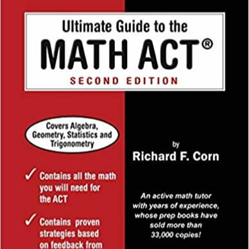 [PDF❤️Download✔️ Ultimate Guide to the Math ACT Full Ebook