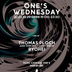 Thomas Ploch - Live DJ Set @ ONE's Tokyo - 2025-10-29