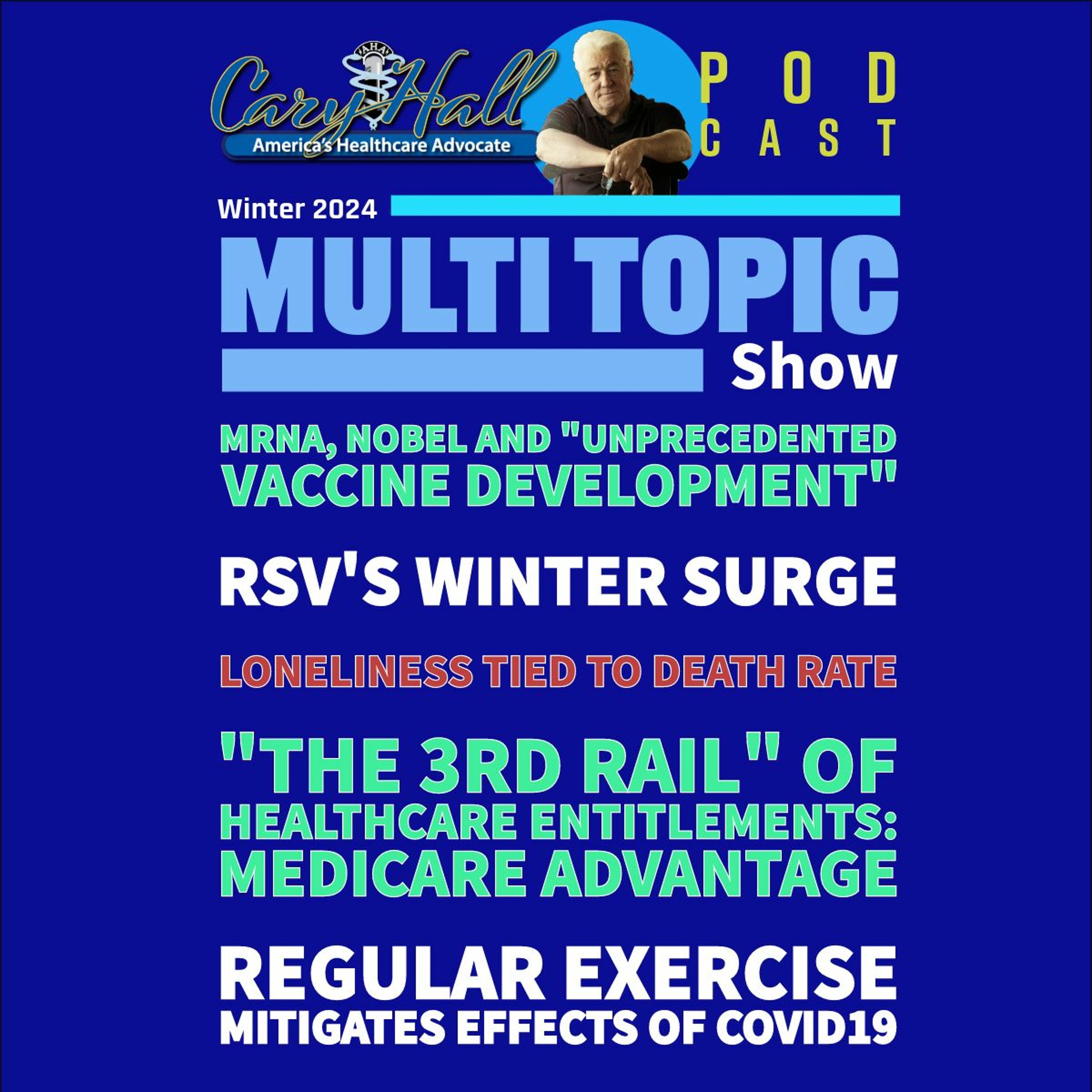 2024 Winter Multi-Topic Show: Nobel Vaccine, RSV Surge, 3rd Rail Entitlements, Loneliness Death Rate episode artwork
