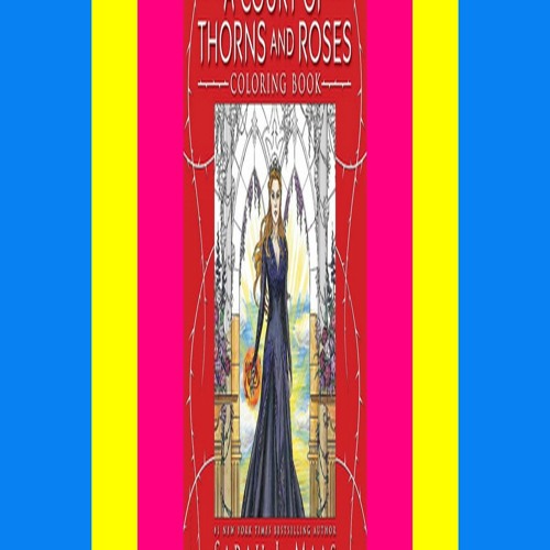 A Court of Thorns and Roses Coloring Book by Sarah J. Maas, Paperback