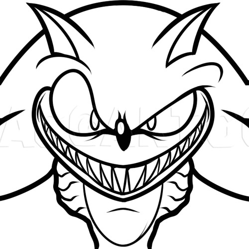 Sonic Exe Coloring Pages Printable for Free Download