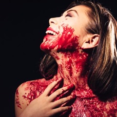 blood stained dress to carve my chest